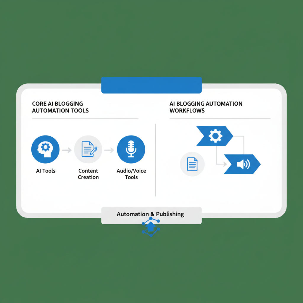 Core AI Blogging Automation Tools & Workflows